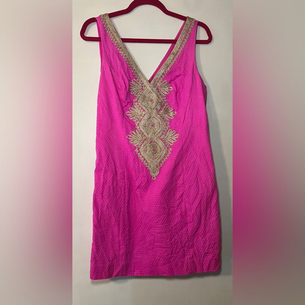 Lilly Pulitzer Berry Sangria Junie Shift Dress Size 8 EUC